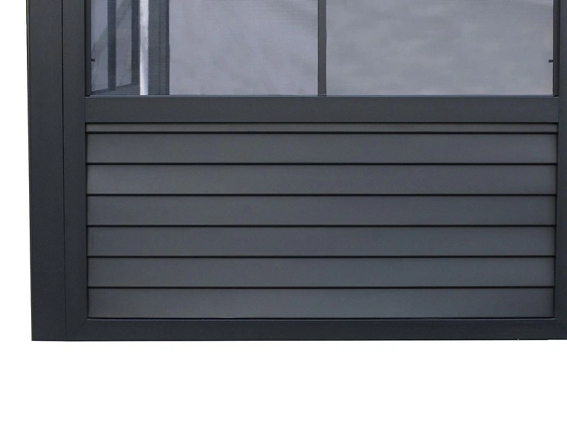 Gazebo Penguin Florence Add-A-Room 8 ft. x 12 ft. in Black