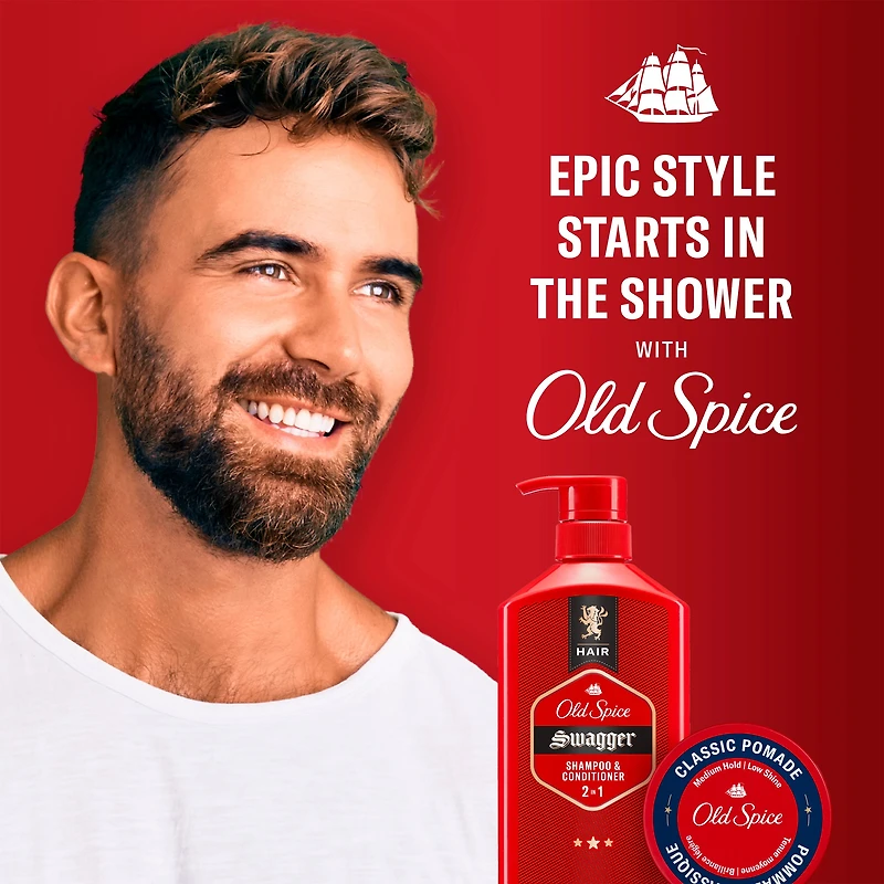 Old Spice Hair Styling Pomade for Men, 63 g