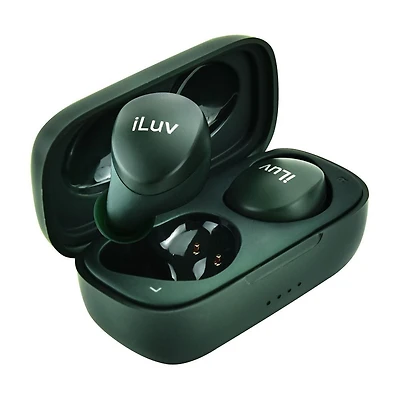 iLuv Bubble Gum Air True Wireless Bluetooth 5.0 In-Ear Earbuds with Charging Case