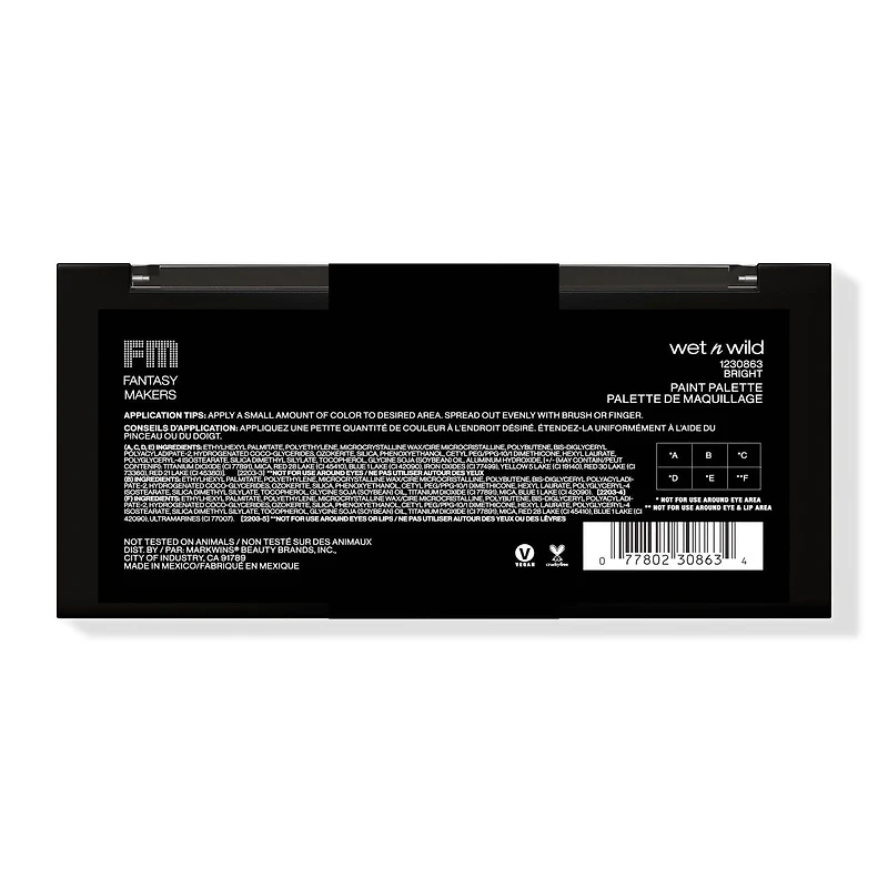 Fantasy Makers Paint Palette - Bright