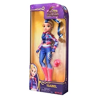 Unicorn Academy, Poupée Isabel avec cheveux méchés, 5 accessoires et un accessoire de coiffure, 24 cm, poupées et licornes pour filles à partir de 4 ans