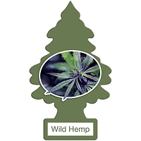 LITTLE TREES Désodorisant Chanvre Sauvage Pack de 3