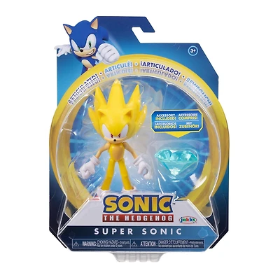 Super Sonic (Moderne) avec Émeraude du chaos bleu pâle
