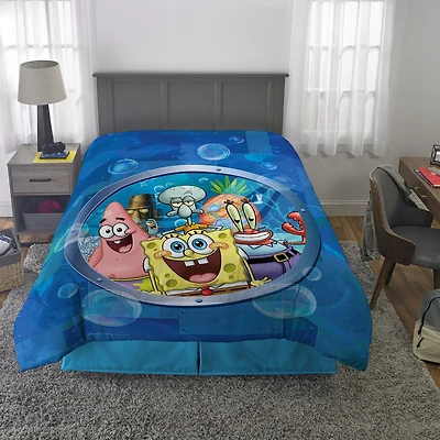 Bob l’éponge « Bubbles Bubbles »Couette pour lit 1 place/2 places