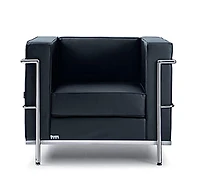 Canadian Corbusier Black Armchair