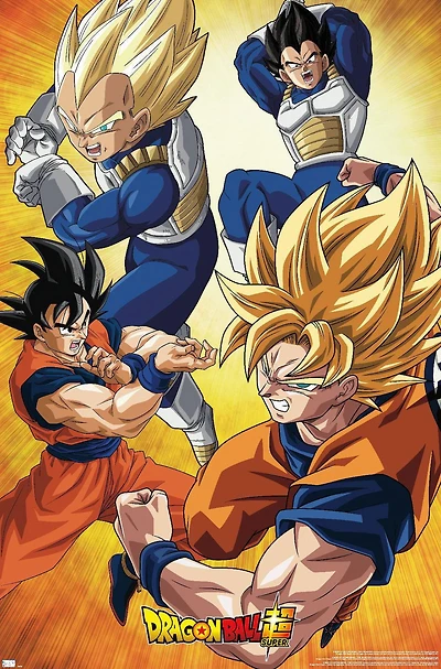 Dragon Ball Super - Orange Wall Poster, 22.375" x 34"