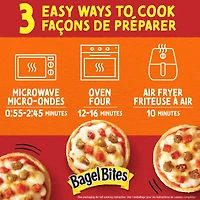 Bagel Bites Cheese, Sausage & Pepperoni Frozen Pizza Snacks, 40 ct Box, 882g