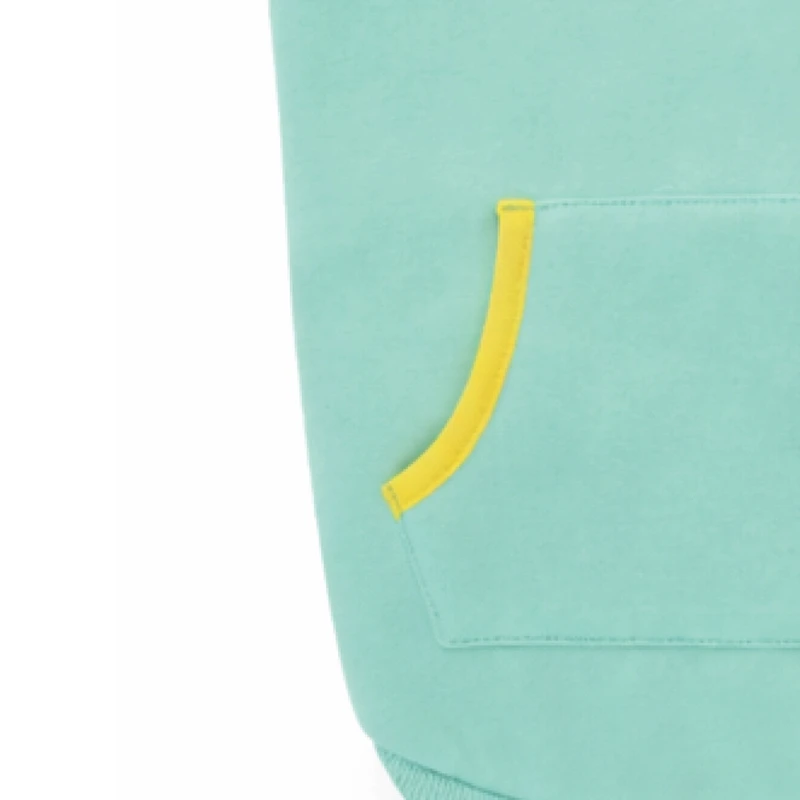 One Paw, Sweat-shirt à capuche pour chien, couleur menthe, avec bordure contrastée, tissu doux, pour chiens, plusieurs tailles, couleur menthe, unisexe