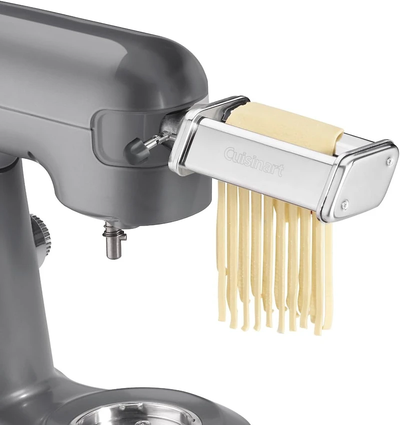Cuisinart Stainless Steel Precision Master Stand Mixer Pasta Roller and Cutter Attachment