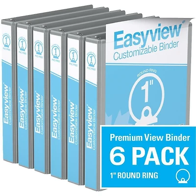 Super offre Easyview, Reliure View à anneaux ronds po, personnalisable