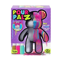Pour Palz Large Paint Bear - Golden Dream