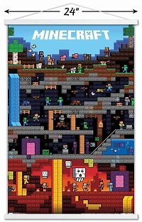 Minecraft - Worldly Wall Poster, 22.375" x 34"
