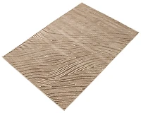 Tapis ECARPET Moderne pour Salle à Manger, Salon, Chambre Vector Beige