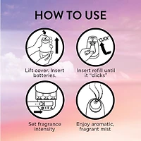 Recharge de diffuseur d'huile parfumée Air Wick Essential Mist, bonheur, 1 unité, assainisseur d'air