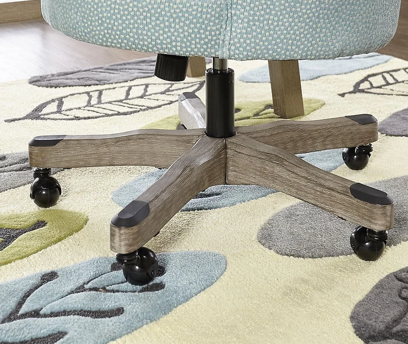 Callum Light Blue Office Chair
