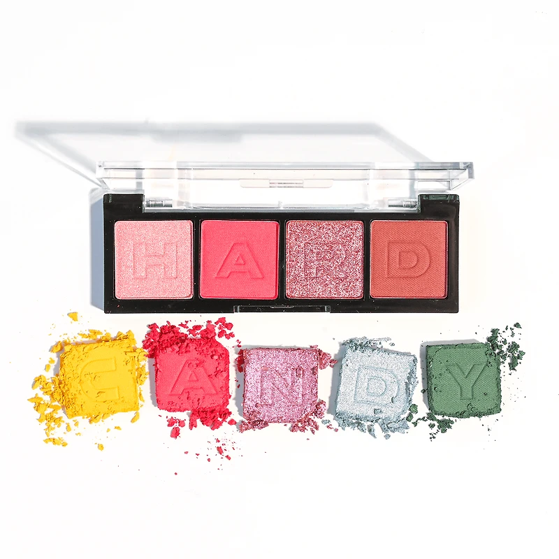 Hard Candy, Moods Shadow Palette, 4 Bold & Buildable Monochromatic Shades, MOON, .10oz, Monochromatic shades, 3g