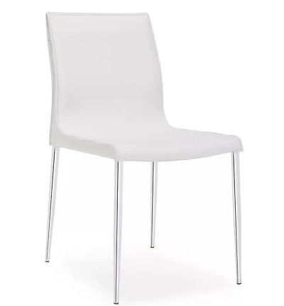 Chaise blanche Diana de Plata Décor Import