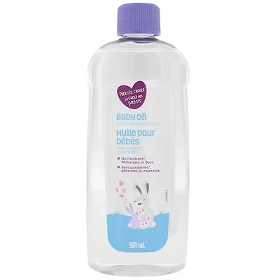 Huile pour bébé avec aloès et vitamine E Parent’s Choice 591 ml