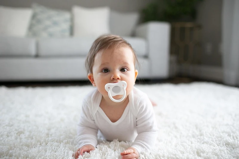 Dr. Brown’s® HappyPaci™ 100% Silicone Baby Pacifier, Contoured One-Piece Design, 0-6m, BPA-Free, 3-Pack, 0-6 months