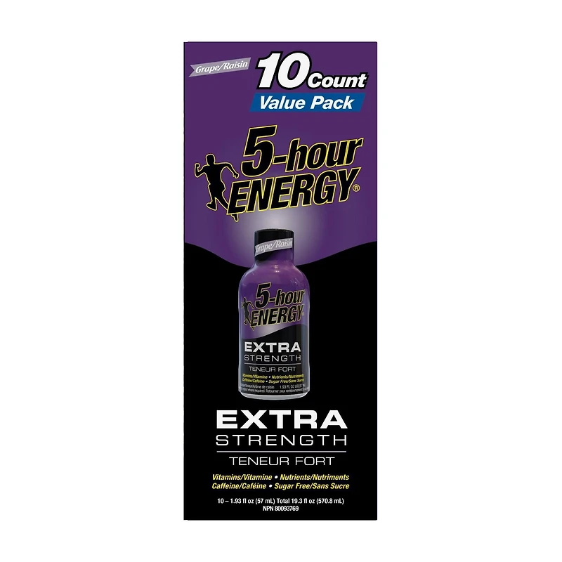5 Hour Energy Extra Fort Raisins