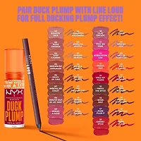 NYX PROFESSIONAL MAKEUP, Brillant à lèvres haute pigmentation Duck Plump, Gloss repulpant, Couleur pigmentée, Formule végane - Strike A Rose (Pink) Infusé gingembre piquant