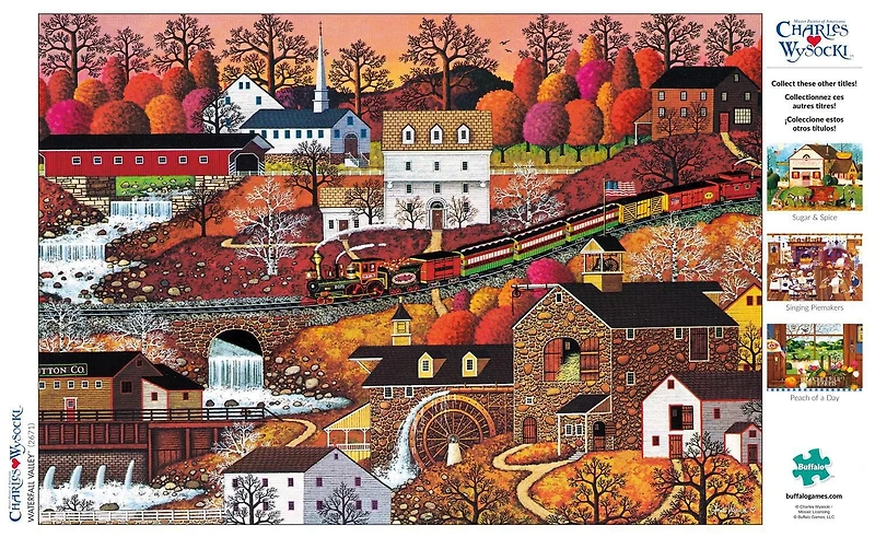 Buffalo Games - Charles Wysocki - Waterfall Valley - 300 Piece Jigsaw Puzzle