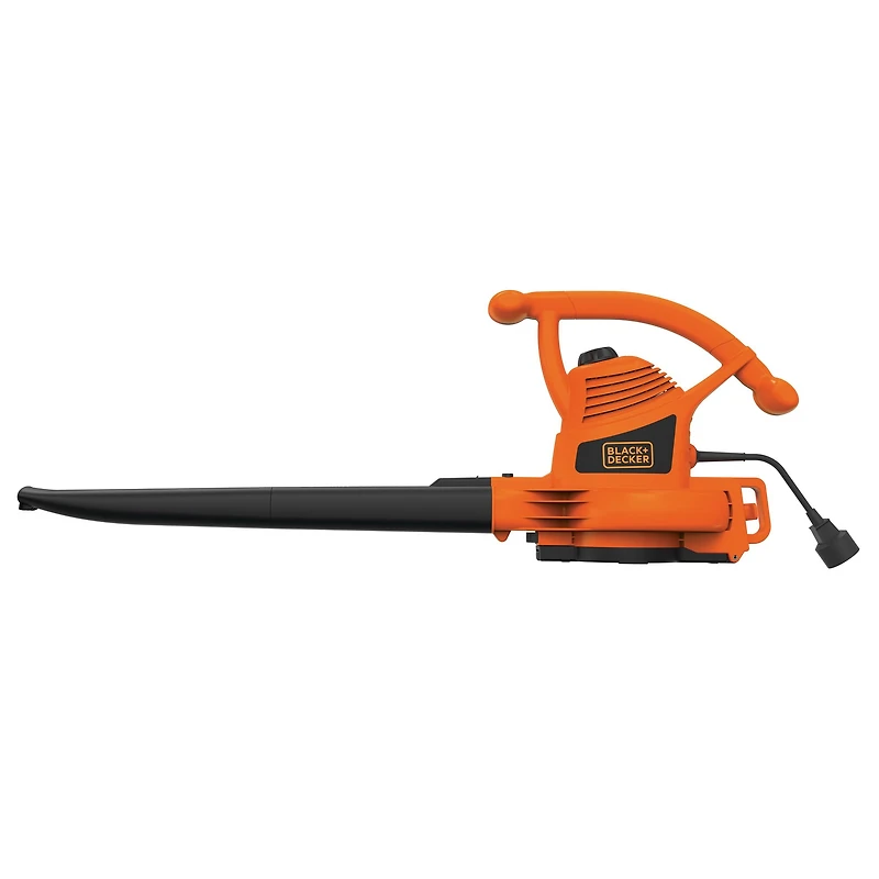 BLACK+DECKER BV3100 12 A Souffleur électrique 3 en 1, aspirateur à feuilles, broyeur