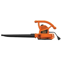 BLACK+DECKER BV3100 12 A Souffleur électrique 3 en 1, aspirateur à feuilles, broyeur