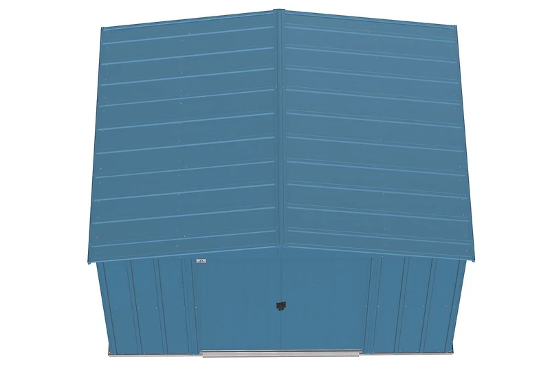 Arrow Classic Steel Storage Shed, 10x8, Blue Grey