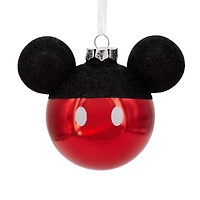 Hallmark Christmas Ornament (Disney Mickey Mouse Icon Blown Glass)