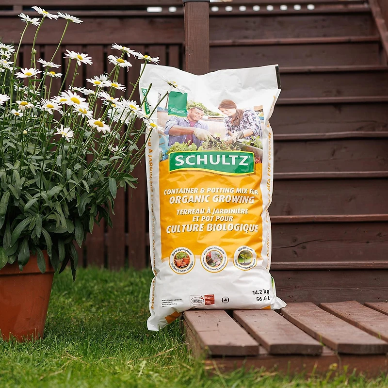 SCH TERREAU À JARDINÈRE POUR CULTURE BIOLOGIQUE 56.6L