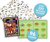 New and Trending: Dinosaurs Sticker Book Treasury by Phidal Publishing Inc. (Trade paperback)