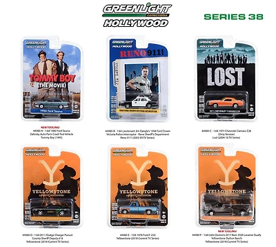GreenLight 1:64 Hollywood Die-Cast Vehicles Series 38