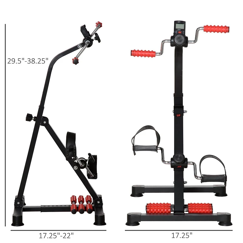 Soozier Pedal Exerciser Rehabilitation Exercise Bike for Seniors and Elderly