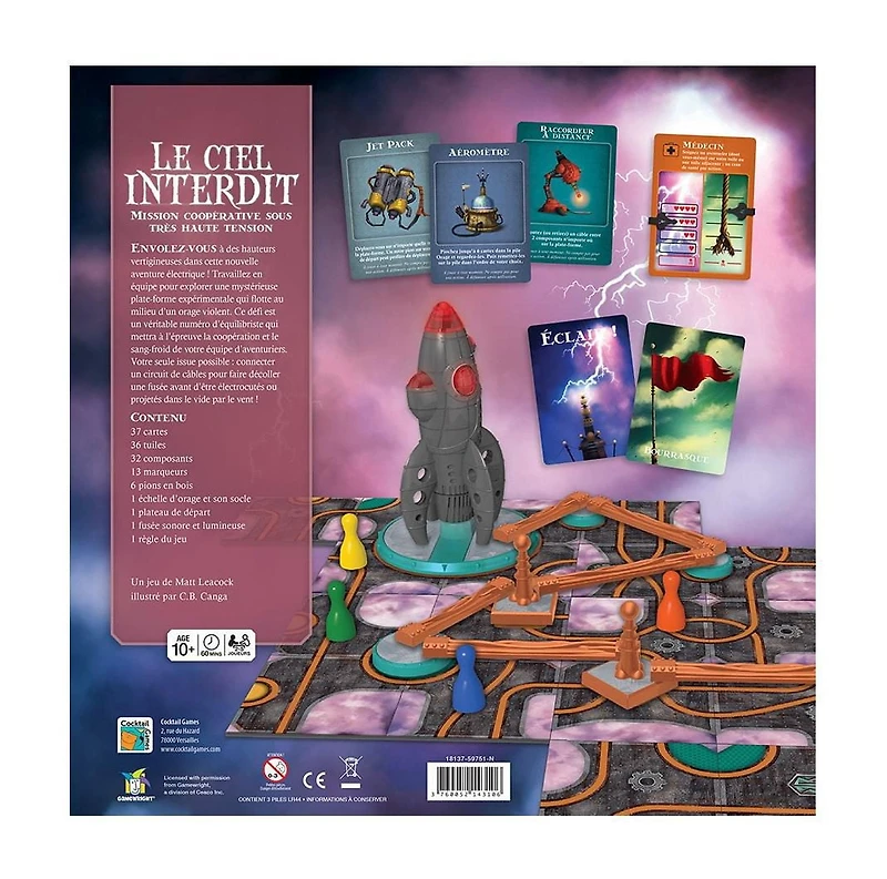 Gamewright Le Ciel Interdit Mission Cooperative Sous Tres Haute Tension