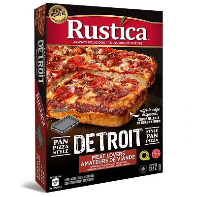 Rustica Detroit Style Pan Pizza Meat Lovers, Rustica Detroit Style Pan Pizza Meat Lovers