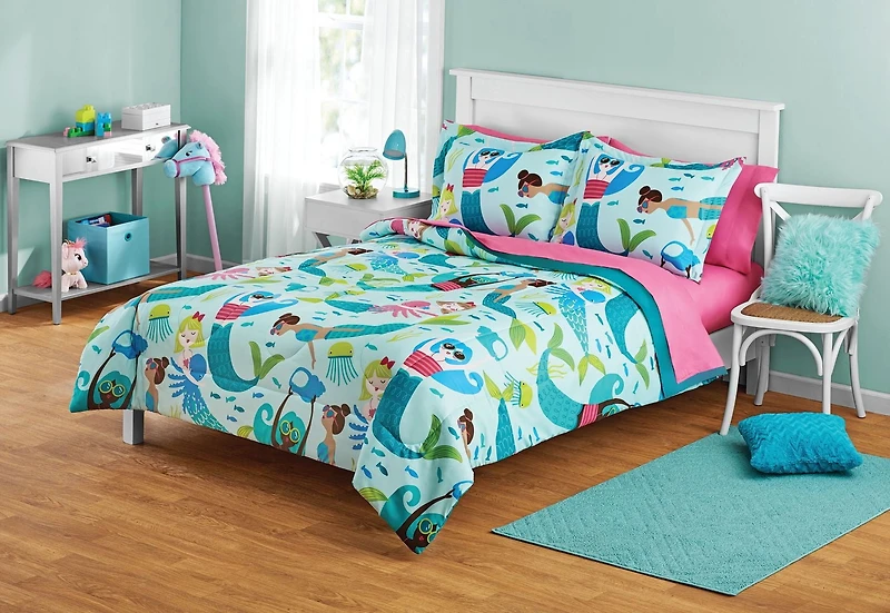 Mermaid Bedding Set for Kids