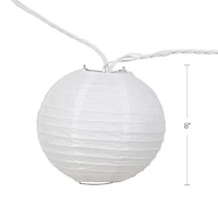 Hometrends Large Paper Lantern String Lights