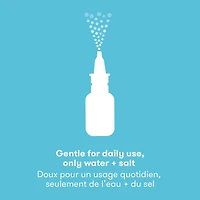 Frida Baby - NoseFrida Saline Snot Spray Spray nasal salin pour adoucir les voies nasales à utiliser avant NoseFrida The SnotSucker