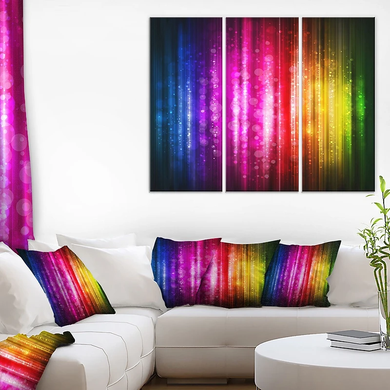 Impression sur toile « Glowing Background » Design Art