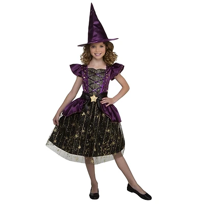 Costume de sorcière étoilée pour filles M. Walmart Exclusif.