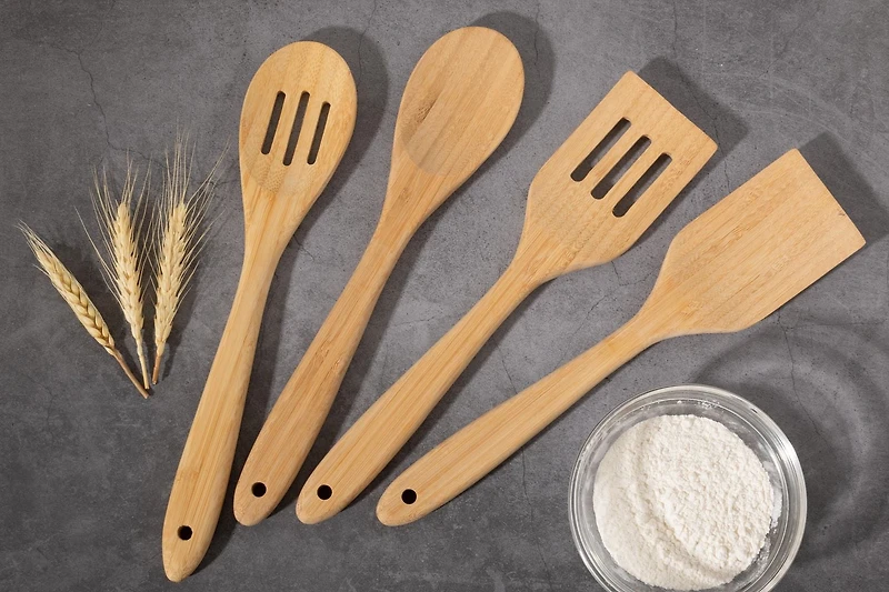 Cuillère en bambou Outils de cuisine