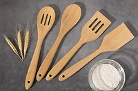 Cuillère en bambou Outils de cuisine