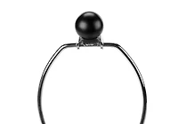 Monarch Specialties  Luminaire, 25"h, Lampe De Table, Noir Céramique, Teinte Ivoire / Crème, Contemporain