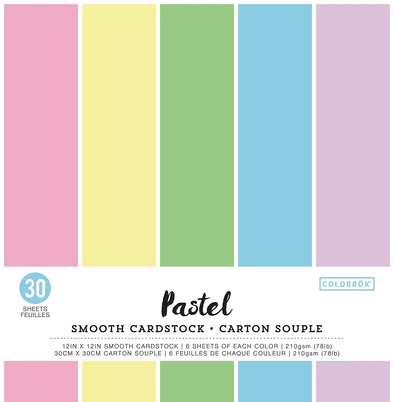 Carton souple Pastel de Colorbok