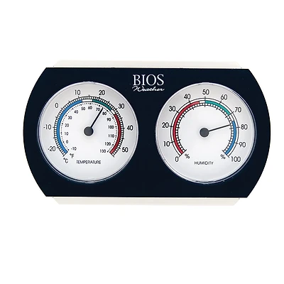 BIOS Analog Thermometer / Hygrometer, Analog Therm/Hygrometer