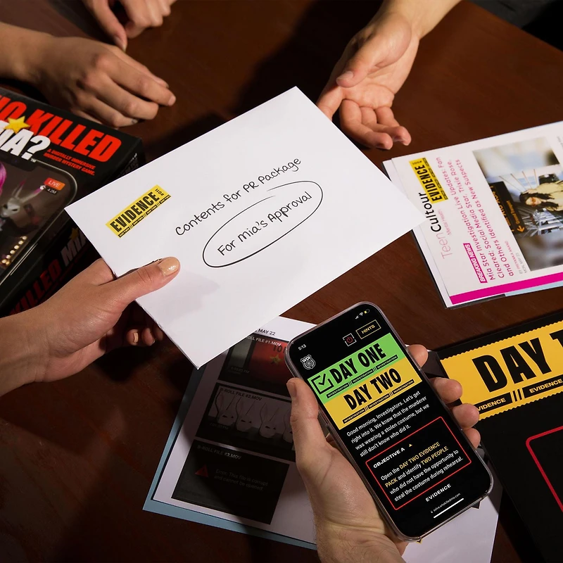 Who Did It Presents: Who Killed Mia - An Immersive and Digital Murder Mystery Game - Smartphone Required