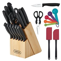 Farberware 23 piece Knife Set, Dishwasher safe.