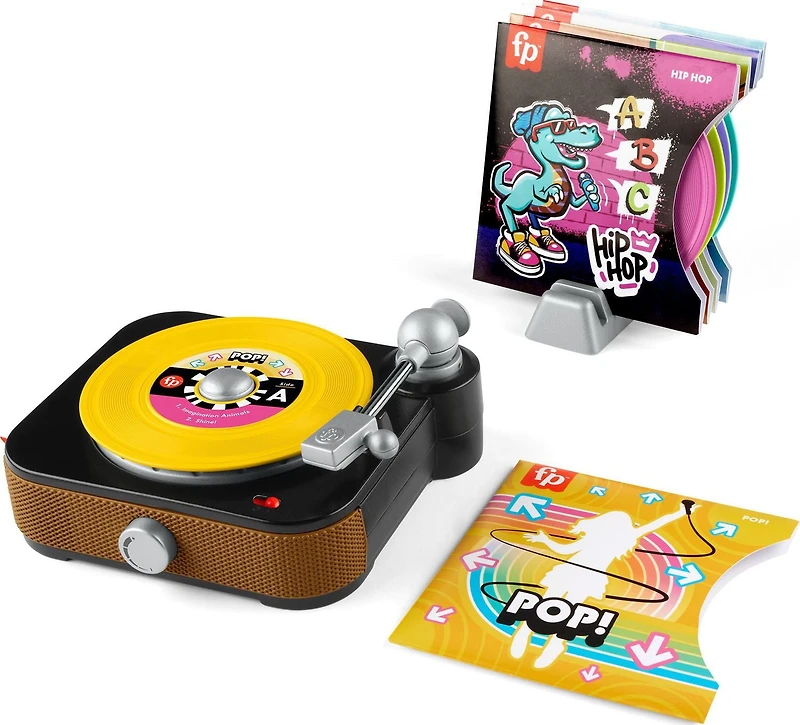Fisher-Price Mon Premier Tourne-Disque, musical, jeu à faire semblant Âges 3Y+