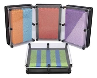 KC LARGE PINPRESSIONS - GRAND BROCHE - VERT / BLEU